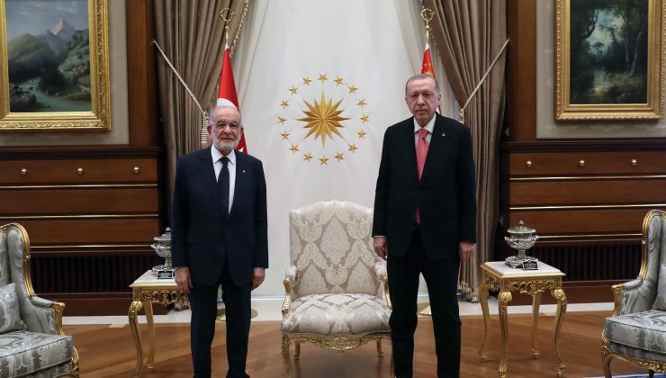 Cumhurbaşkanı Erdoğan, Karamollaoğlu ile görüştü
