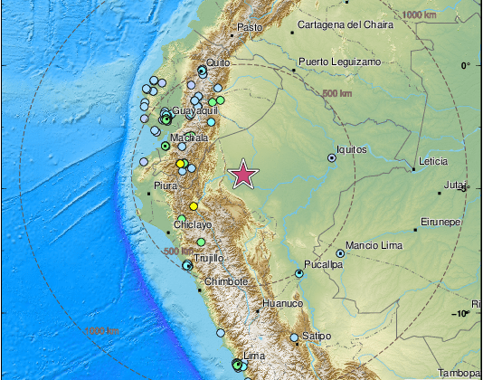 Peru’da 7,5 büyüklüğünde deprem