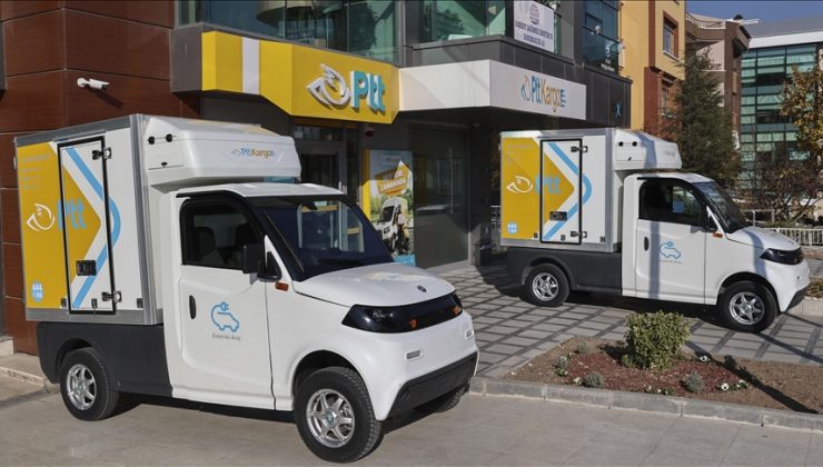 PTT’nin elektrikli dağıtım araçları Ankara’da hizmete  başladı