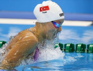 Milli yüzücü Viktoria Zeynep Güneş’ten altın madalya