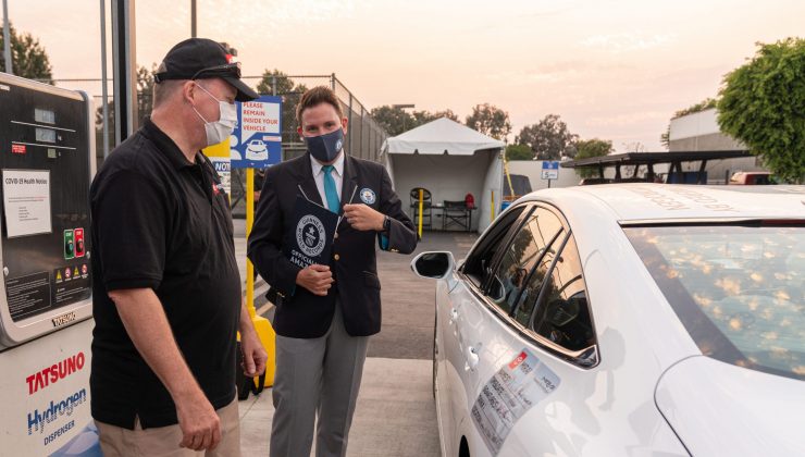 Kopenhag’da 100 hidrojen yakıtlı Toyota Mirai taksi yola çıktı