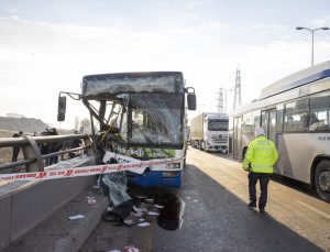 Ankara’da belediye otobüsü kazası