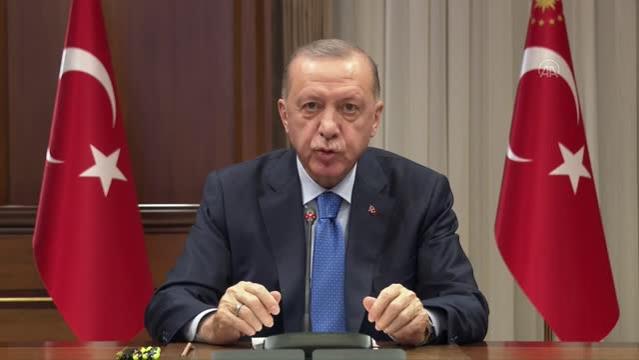 Cumhurbaşkanı  Erdoğan, “TURKSAT 5B Uydu Fırlatma Töreni”ne video konferansla katıldı.