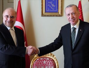 Cumhurbaşkanı Erdoğan, İran Meclis Başkanı’nı kabul etti