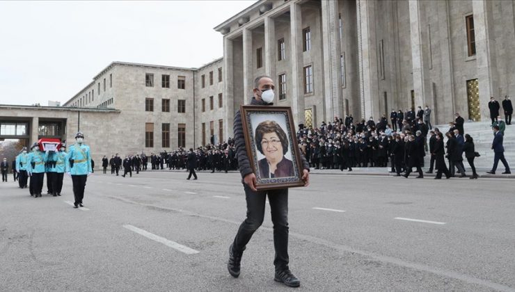 Güldal Akşit için Meclis’te cenaze töreni düzenlendi