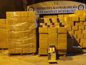 İzmir’de 4 milyon TL değerinde kaçak tütün ele geçirildi