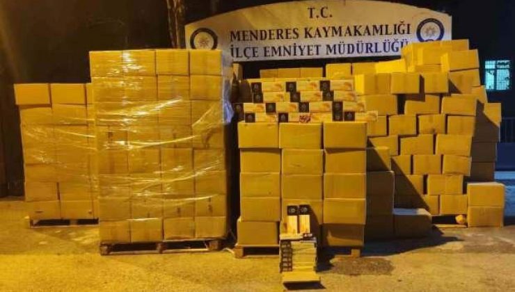 İzmir’de 4 milyon TL değerinde kaçak tütün ele geçirildi