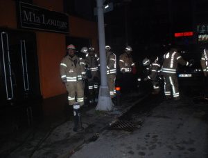İstanbul’da kafe yangını