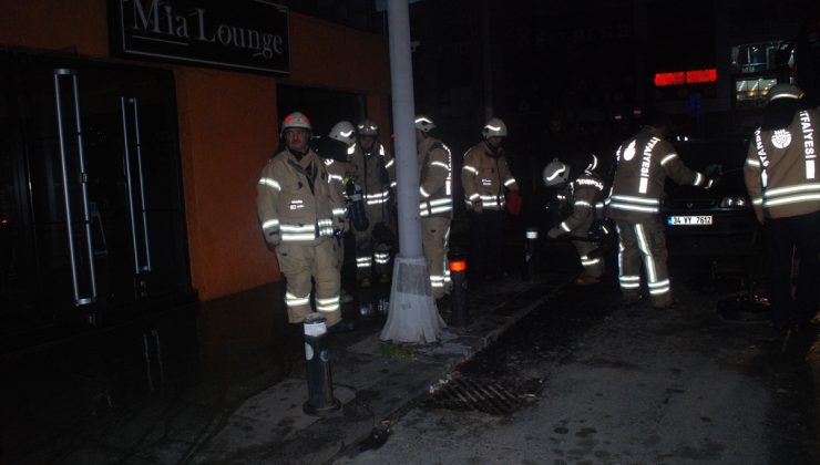 İstanbul’da kafe yangını