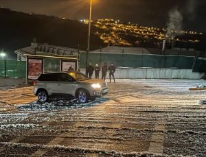 İstanbul’da kar yağışı bazı bölgelerde etkili oldu