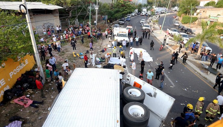 Meksika’da korkunç kaza! 54 düzensiz göçmen yaşamını yitirdi