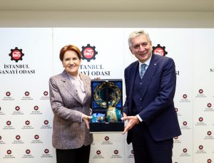 Meral Akşener İstanbul Sanayi Odası’nı ziyaret etti