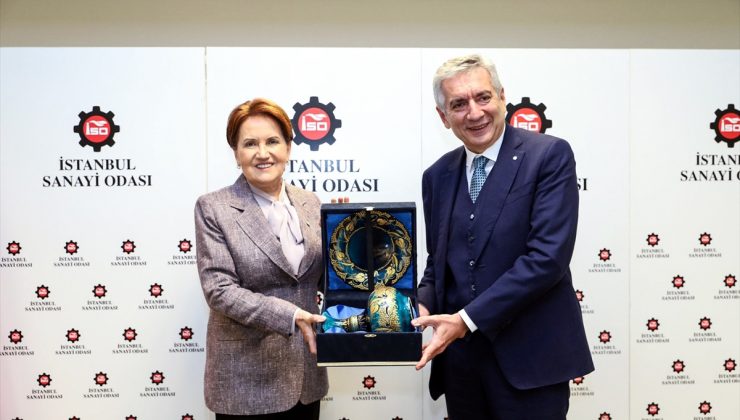 Meral Akşener İstanbul Sanayi Odası’nı ziyaret etti