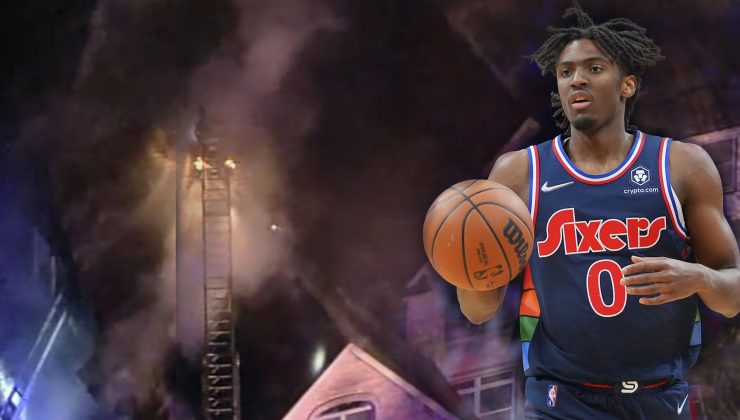 Tyrese Maxey’in New Jersey’deki evi Noel öncesinde alev aldı