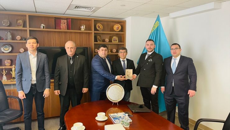 ABD’deki Türk toplumu temsilcilerinden Kazakistan Başkonsolosluğuna ziyaret