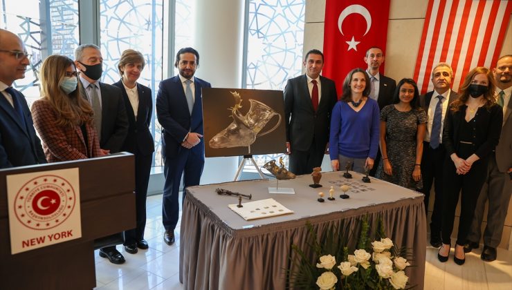ABD’de ele geçirilen Türkiye’ye ait 28 tarihi eser yurda dönüyor