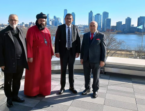 New York Başkonsolosu Özgür Süryani temsilcilerini ağırladı