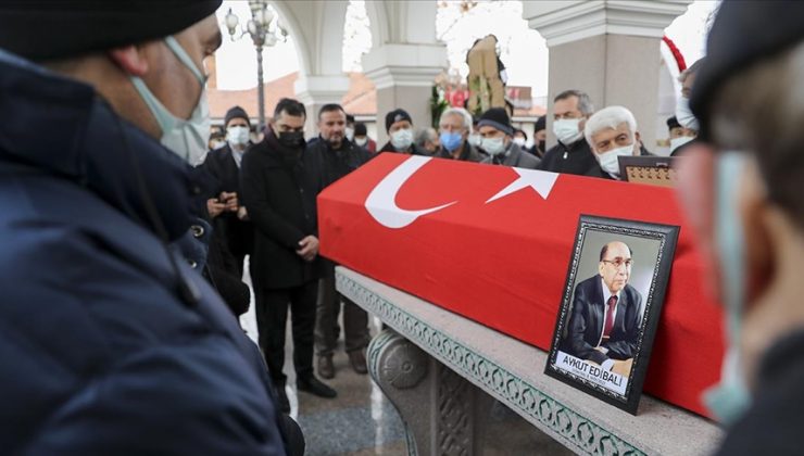 Aykut Edibali için cenaze töreni düzenlendi