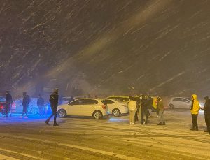 Antalya’da kar heyecanı