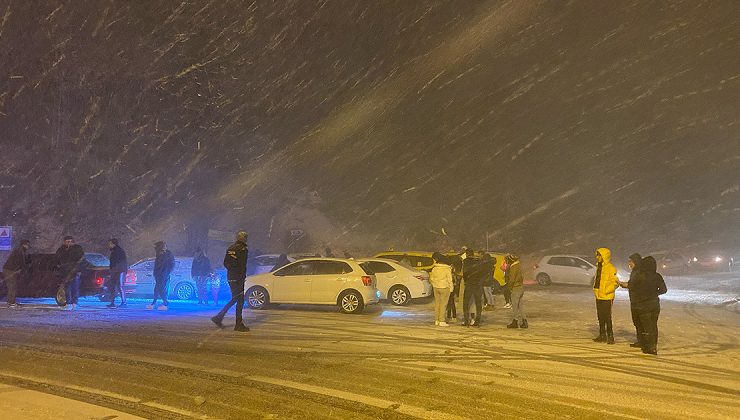 Antalya’da kar heyecanı