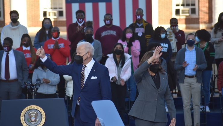 Joe Biden ve Kamala Harris Atlanta’da