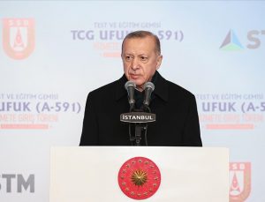 Cumhurbaşkanı Erdoğan: Hava savunma muhribimiz TF-2000’in ihalesine yakında çıkıyoruz