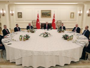 Cumhurbaşkanı Erdoğan, yasama, yürütme ve yargı temsilcileriyle görüştü