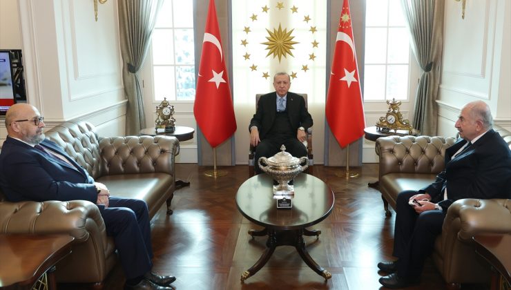 Cumhurbaşkanı Erdoğan, Bedros Şirinoğlu ile görüştü