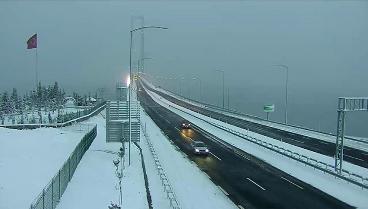Osmangazi Köprüsü’nden geçiş için kış lastiği zorunluluğu