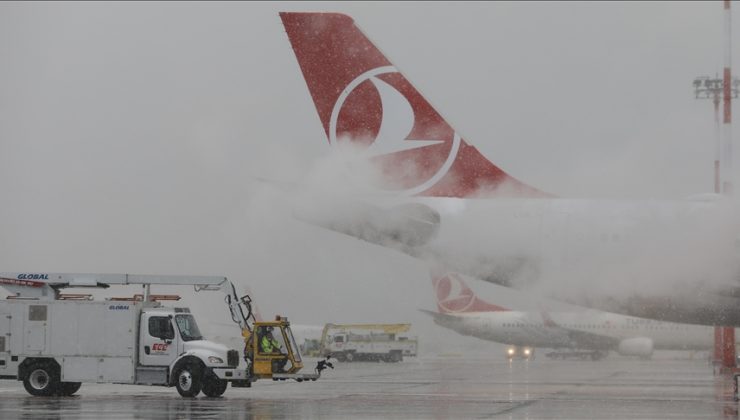 THY’den yolculara kar nedeniyle sefer iptali uyarısı