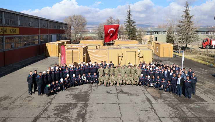 TSK’dan 30 dakikada kurulabilen seyyar sahra hastanesi