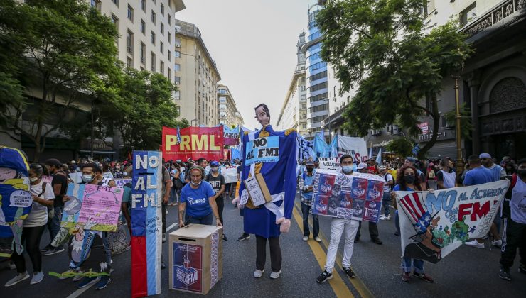 Arjantin’de IMF protestosu