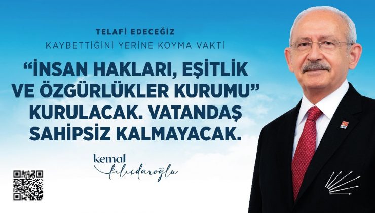 Kılıçdaroğlu’nun afişi sosyal medyada: Kaybettiğini yerine koyma vakti