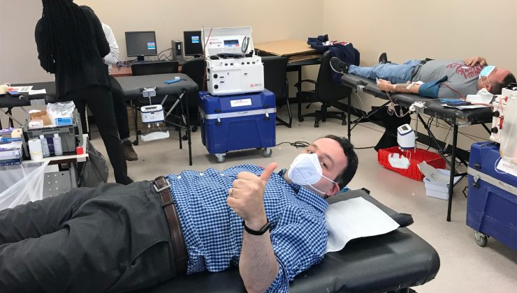 Paterson Belediye Başkanı Sayegh kan bağışı yaptı