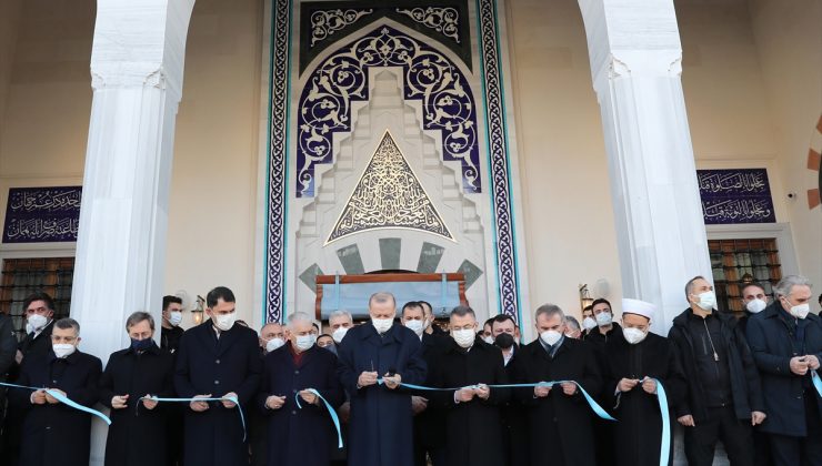 Cumhurbaşkanı Erdoğan cami açılışı yaptı