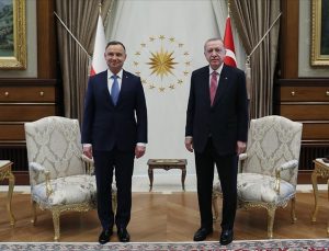 Cumhurbaşkanı Erdoğan, Polonya Cumhurbaşkanı Duda ile görüştü