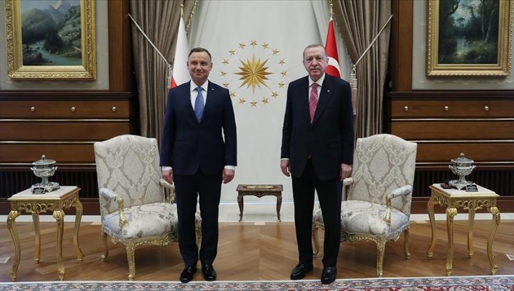 Cumhurbaşkanı Erdoğan, Polonya Cumhurbaşkanı Duda ile görüştü