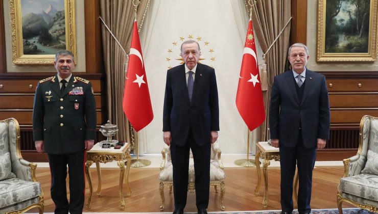 Cumhurbaşkanı Erdoğan, Zakir Hasanov ile görüştü