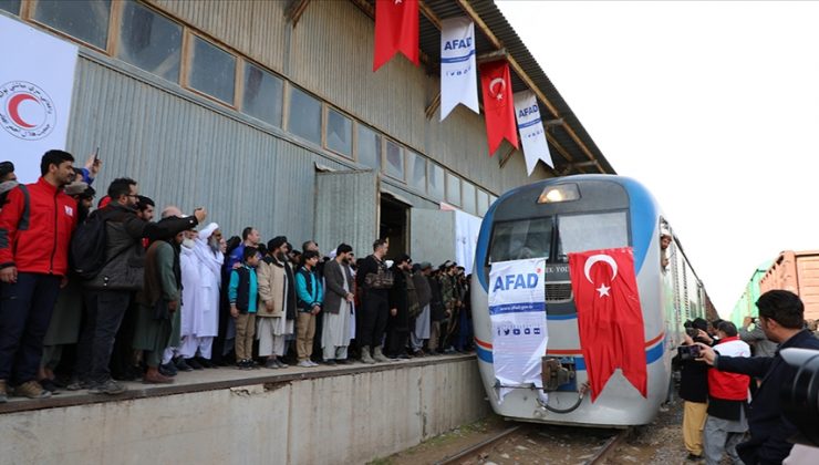 Türkiye’den uzanan yardım eli ‘İyilik Treni’ Afganistan’a ulaştı