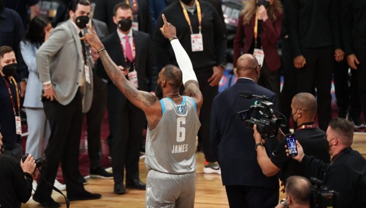 NBA All Star-2022 finalini LeBron James’in takımı kazandı