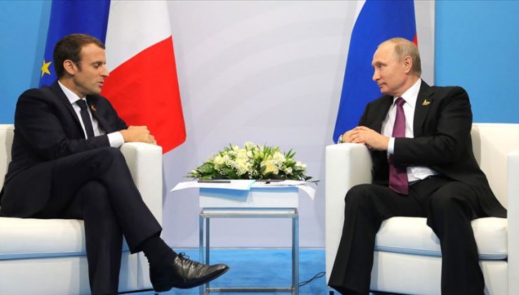 Putin, Macron ile Zaporijya Nükleer Santrali’ndeki durumu görüştü