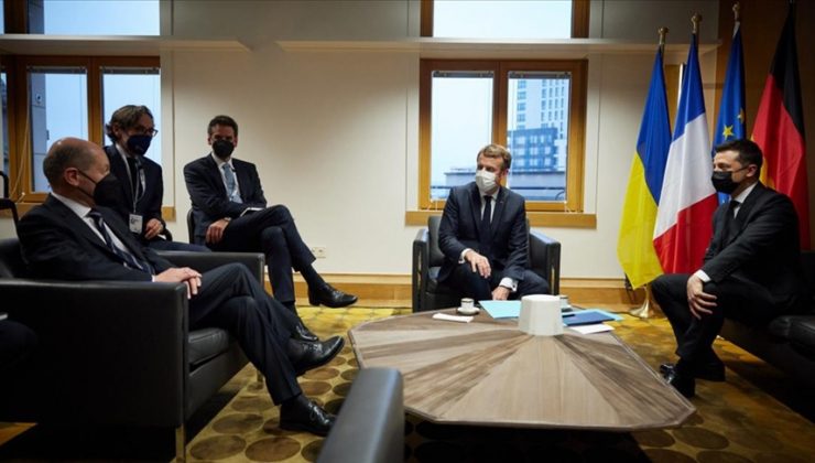 Zelenskiy, Macron ve Scholz ile Rusya Güvenlik Konseyi toplantısını görüştü