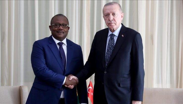 Cumhurbaşkanı Erdoğan, Gine Bissau Cumhurbaşkanı Embalo ile bir araya geldi