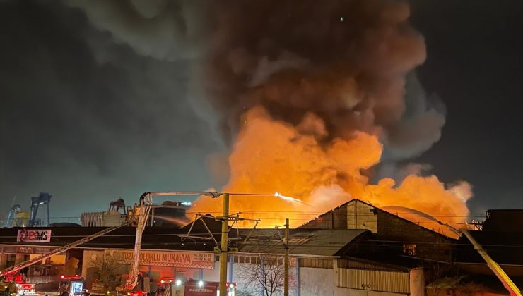 İstanbul Tuzla’da korkutan yangın