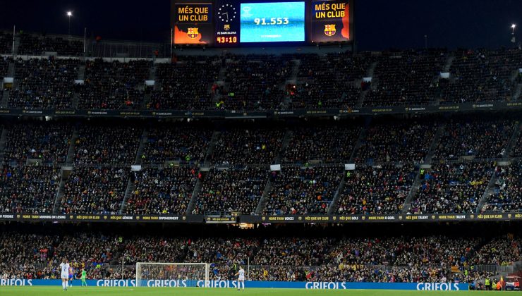 Nou Camp’taki kadınlar El Clasico maçında seyirci rekoru kırıldı