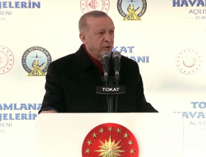 Cumhurbaşkanı Erdoğan, Tokat Havalimanı’nın açılışını yaptı