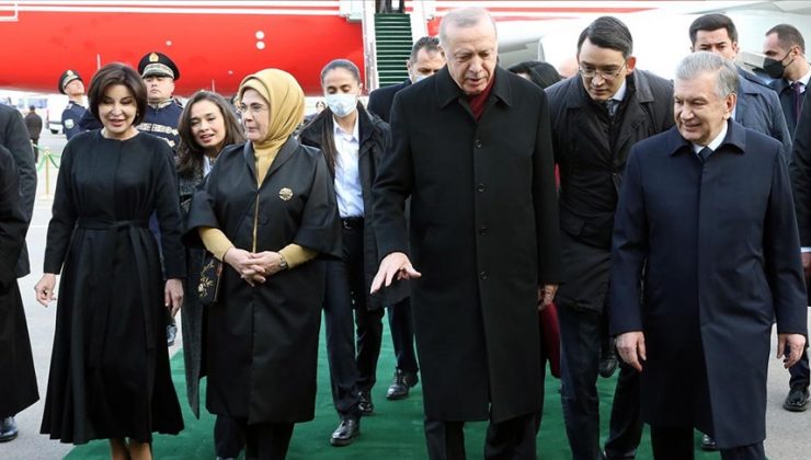 Cumhurbaşkanı Erdoğan Özbekistan’da