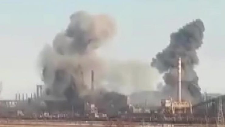 Mariupol’deki fabrikalara ve limana yönelik Rus bombardımanı