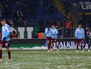 Trabzonspor bu sezon ilk kez 3 gol yedi