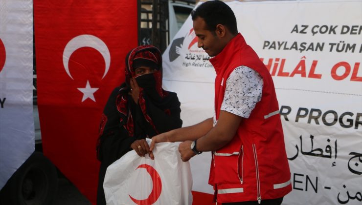 Türk Kızılay, Yemen’de ihtiyaç sahiplerine 500 gıda kolisi dağıttı